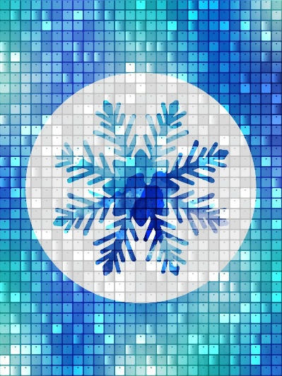 Новогодний декор из пайеток